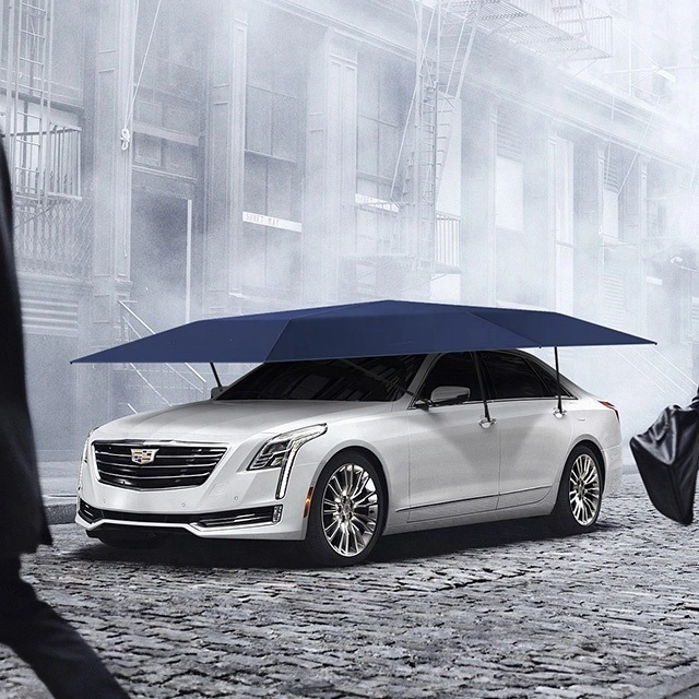 New Design Anti-UV Automatic Folding Sun Shade Covering Roof Car Cover Car Umbrella