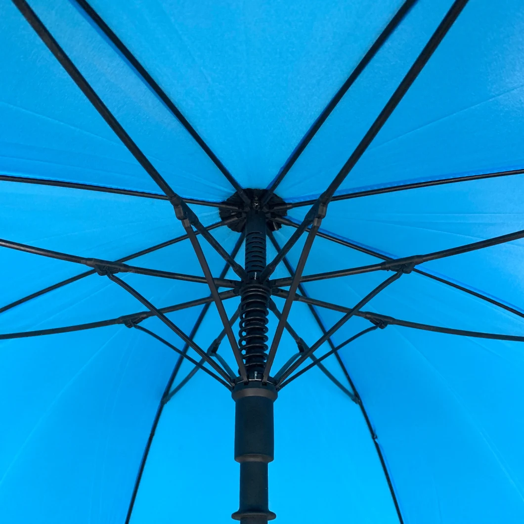 Big Size 30 Inch Golf Rain Umbrellas Fiberglass Frame OEM Logo Customized Automatic Open