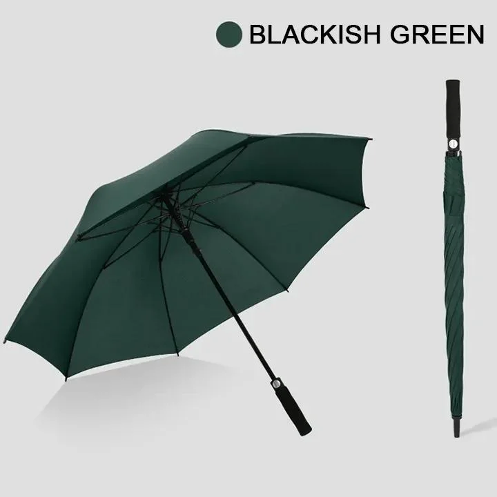 27 Inch 8 Panels Colorful Automatic Open Waterproof Straight Umbrellas Golf Umbrellas