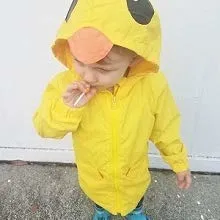 Toddler Baby Boy Girl Dinosaur Raincoat Product Cute Baby Cartoon Hoodie Zipper Coat Outfit Clothes