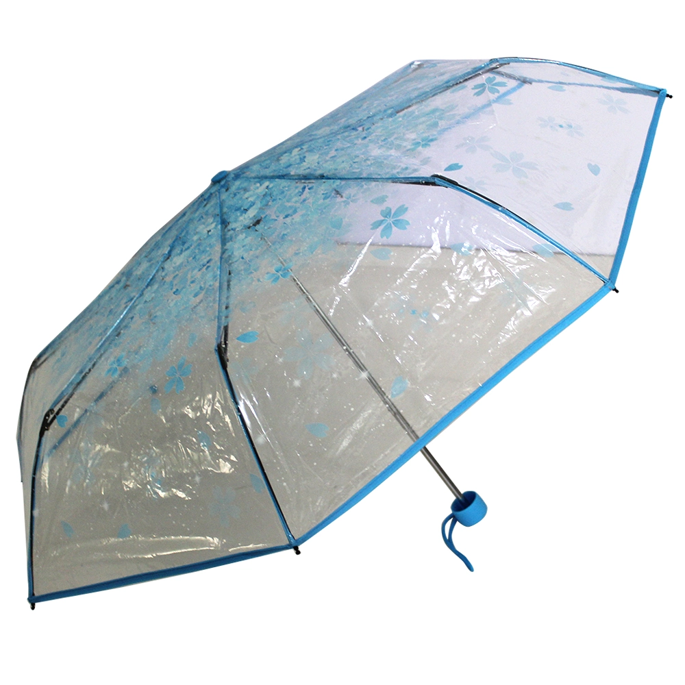 6 Rims Bubble Umbrella Clear Umbrellas Windproof Transparent Poe Fold Umbrella for Wedding Umbrella Suitable for Small Indoor and Outdoor Weddings