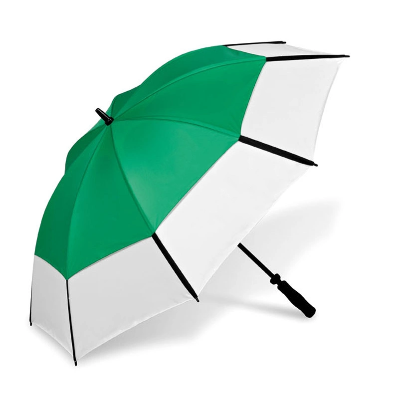 New Fashion Design Holes Vented Outdoor Anti UV Sun Parasol Golf Umbrella for Shade Factory