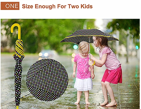 Portable Windproof Kids Fancy Protection Kids Umbrella Rain Girl