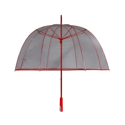 Golf Best Extra Large Halmet Shape Clear Umbrella Windproof
