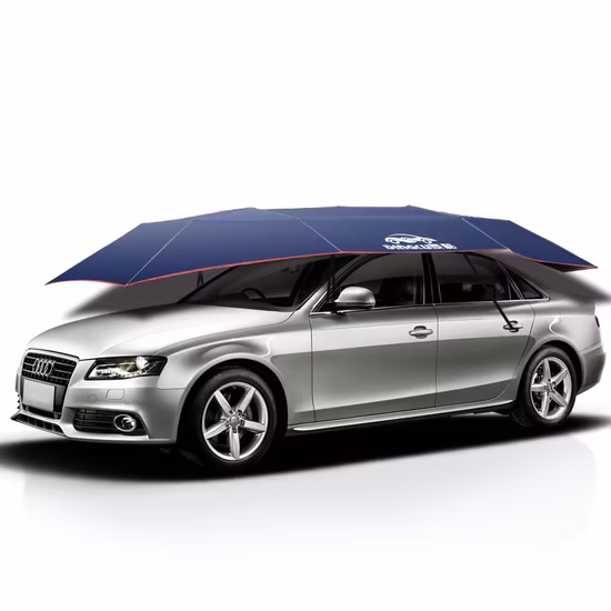 New Design Anti-UV Automatic Folding Sun Shade Covering Roof Car Cover Car Umbrella