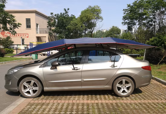 New Design Anti-UV Automatic Folding Sun Shade Covering Roof Car Cover Car Umbrella