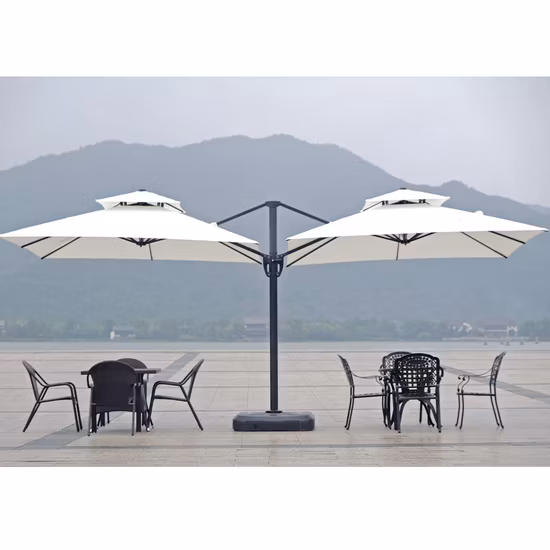 Beach Garden Patio Large Sun Aluminium Outdoor Umbrella with Outdoor