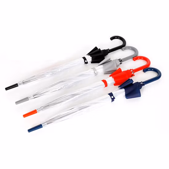 Promotion Poe Auto Open 21inches Kids Children Umbrella Transparent